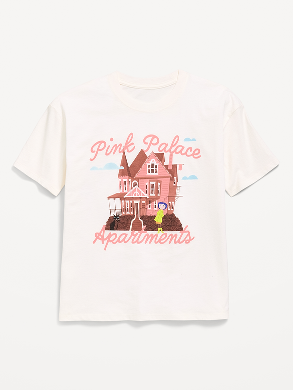 Coraline™ Oversized Graphic T-Shirt for Girls