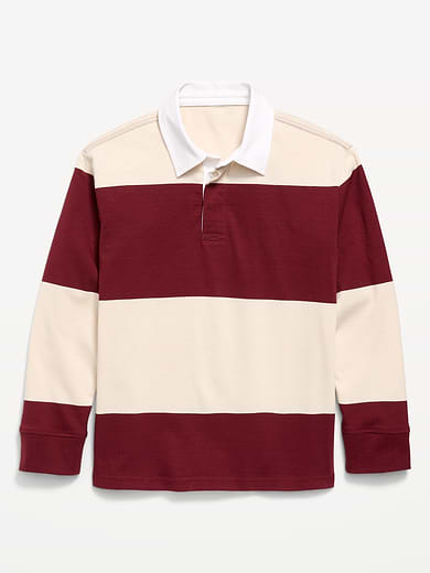 Image number 1 showing, Long-Sleeve Rugby Shirt for Boys