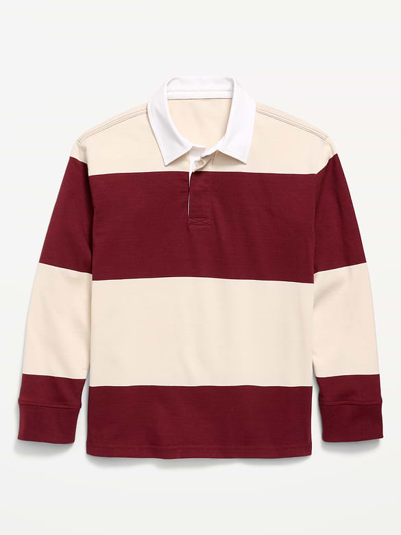 Long-Sleeve Rugby Shirt for Boys