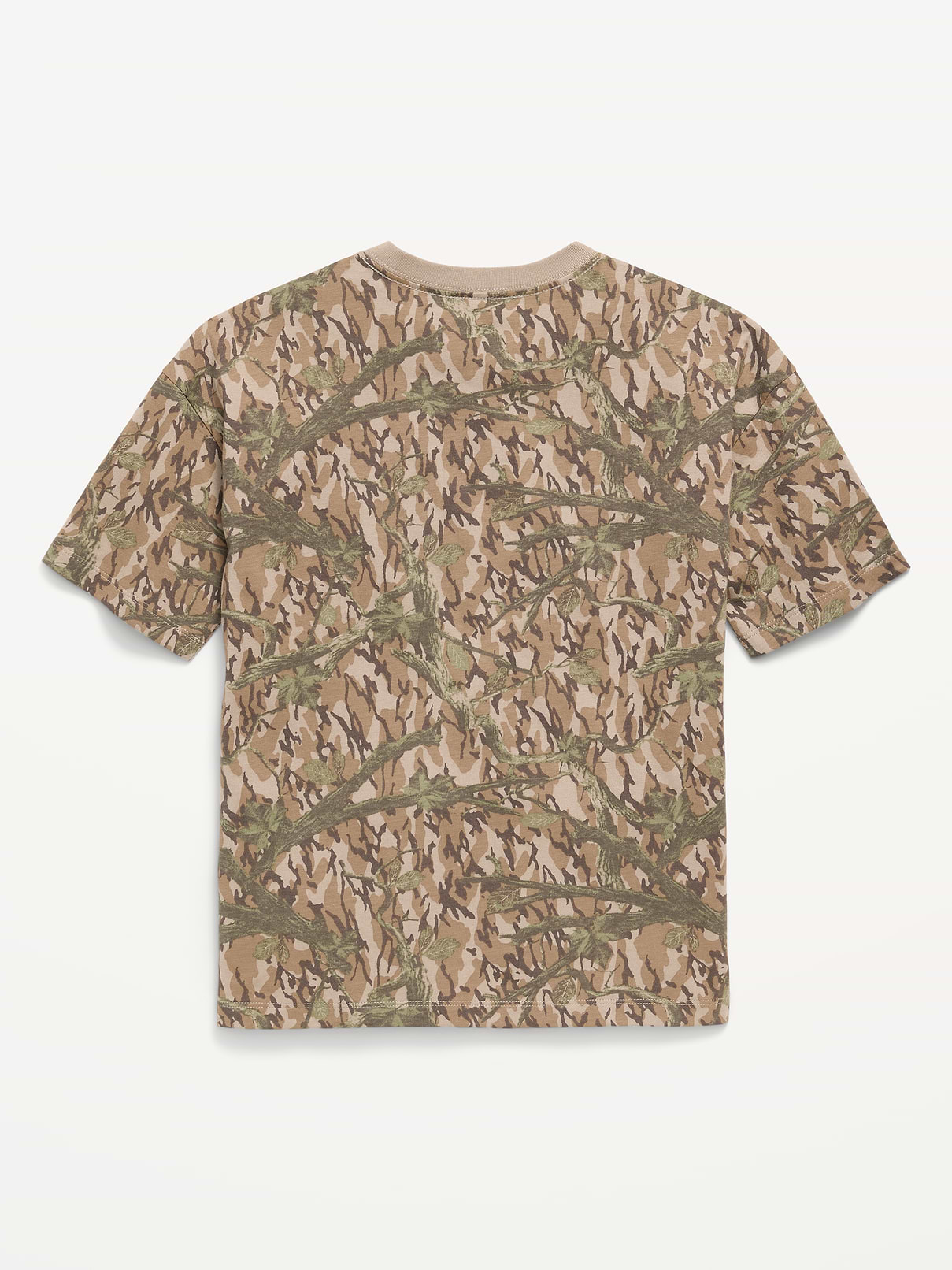 L'image numéro 2 présente T-shirt surdimensionné à manches courtes et à poche pour garçon