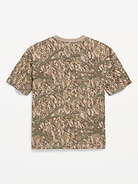 L'image numéro 2 présente T-shirt surdimensionné à manches courtes et à poche pour garçon