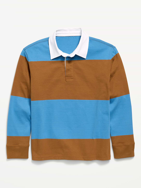 Long-Sleeve Rugby Shirt for Boys