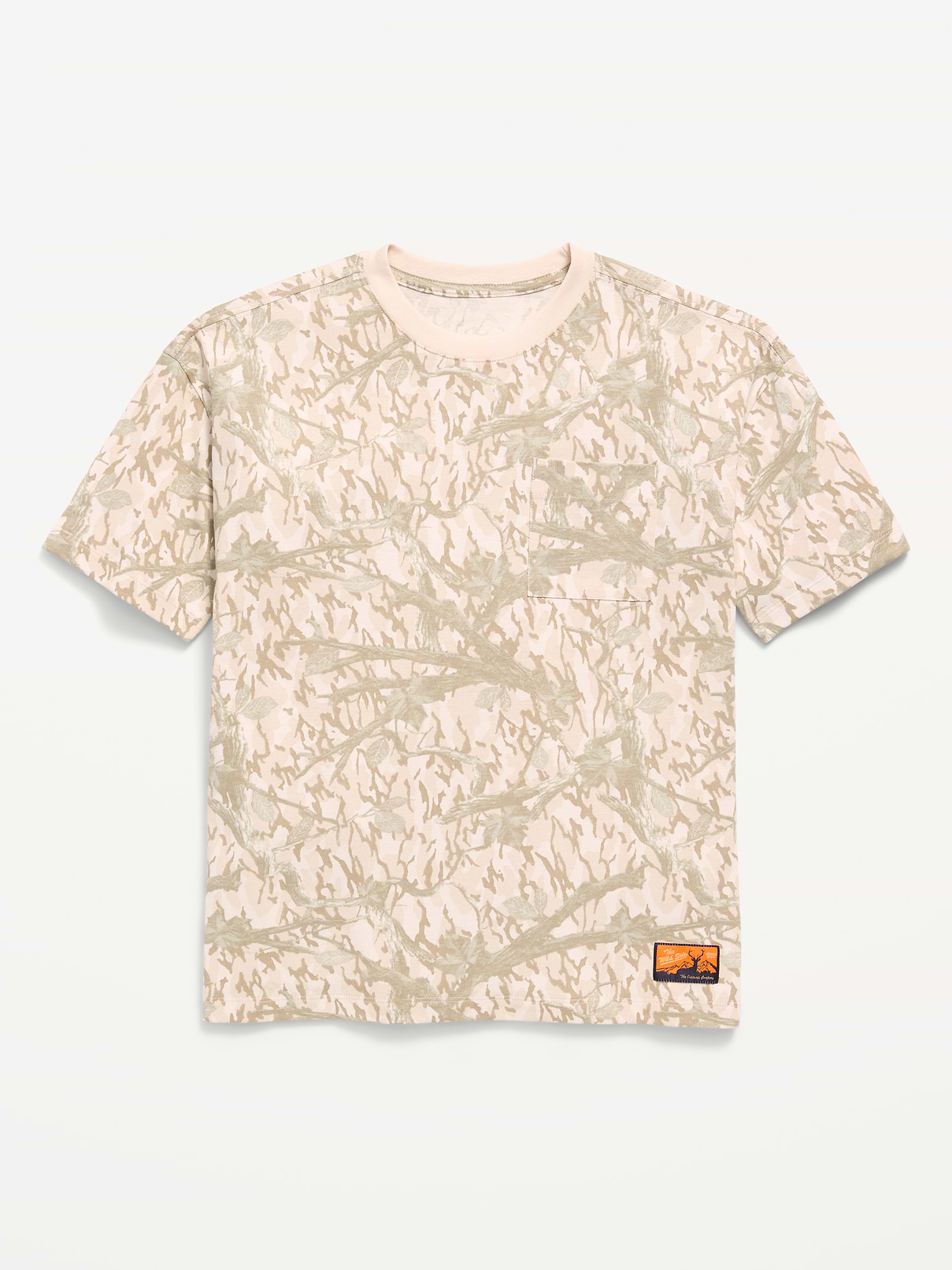 Image number 1 showing, Oversized Short-Sleeve Pocket T-Shirt for Boys