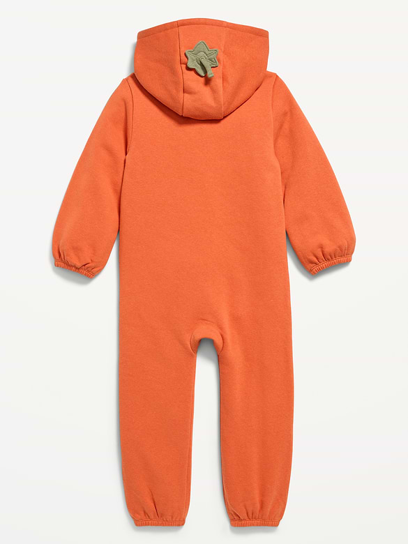 Hooded Critter Unisex Fleece One-Piece for Toddler