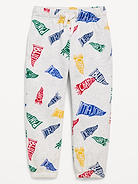 L'image numéro 1 présente Pantalon de jogging en molleton à motif pour tout-petit