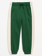 L'image numéro 1 présente Pantalon de jogging en coton ouaté à logo pour tout-petit