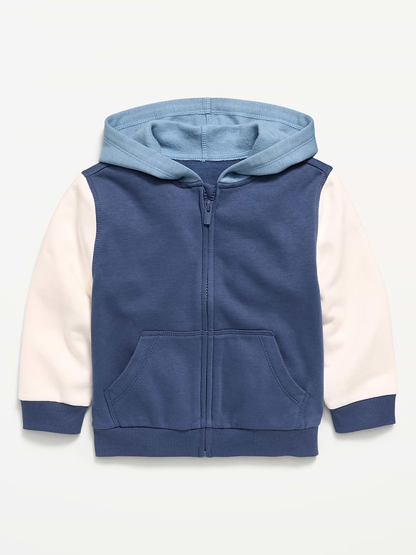 Oversized Full-Zip Hoodie for Toddler Boys