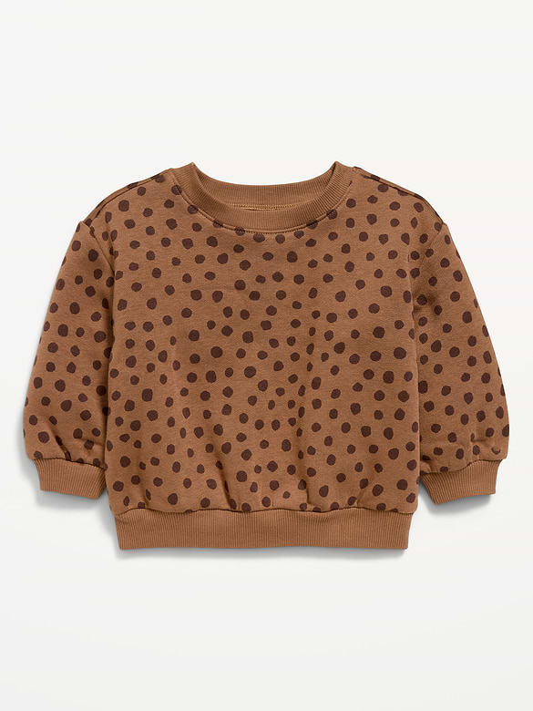 Printed Crew-Neck Sweatshirt for Baby