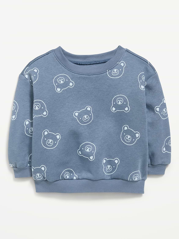 Printed Crew-Neck Sweatshirt for Baby