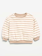 Image number 1 showing, Striped Crew-Neck Sweatshirt for Baby