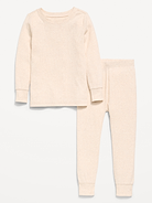 Image number 1 showing, Snug-Fit Ribbed Pajama Set for Toddler & Baby