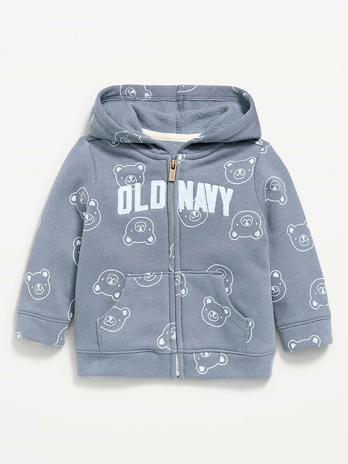 Printed Printed Logo Graphic Zip Hoodie for Baby on clearance at Old Navy — 50% off