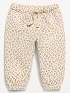 L'image numéro 1 présente Pantalon en coton ouaté à logo imprimé pour bébé