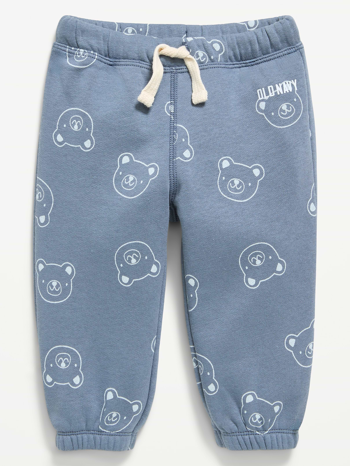 L'image numéro 1 présente Pantalon en coton ouaté à motif et à logo pour bébé