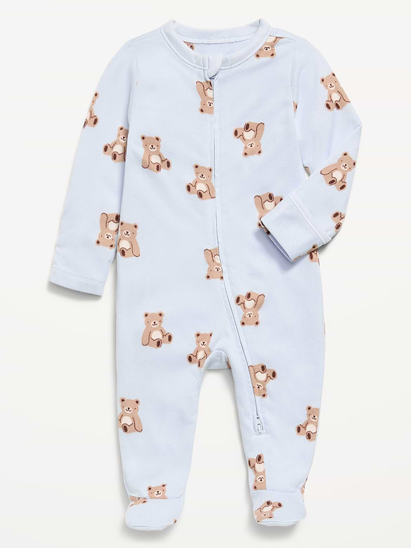 SoftMode 2-Way-Zip Sleep & Play Footed One-Piece for Baby