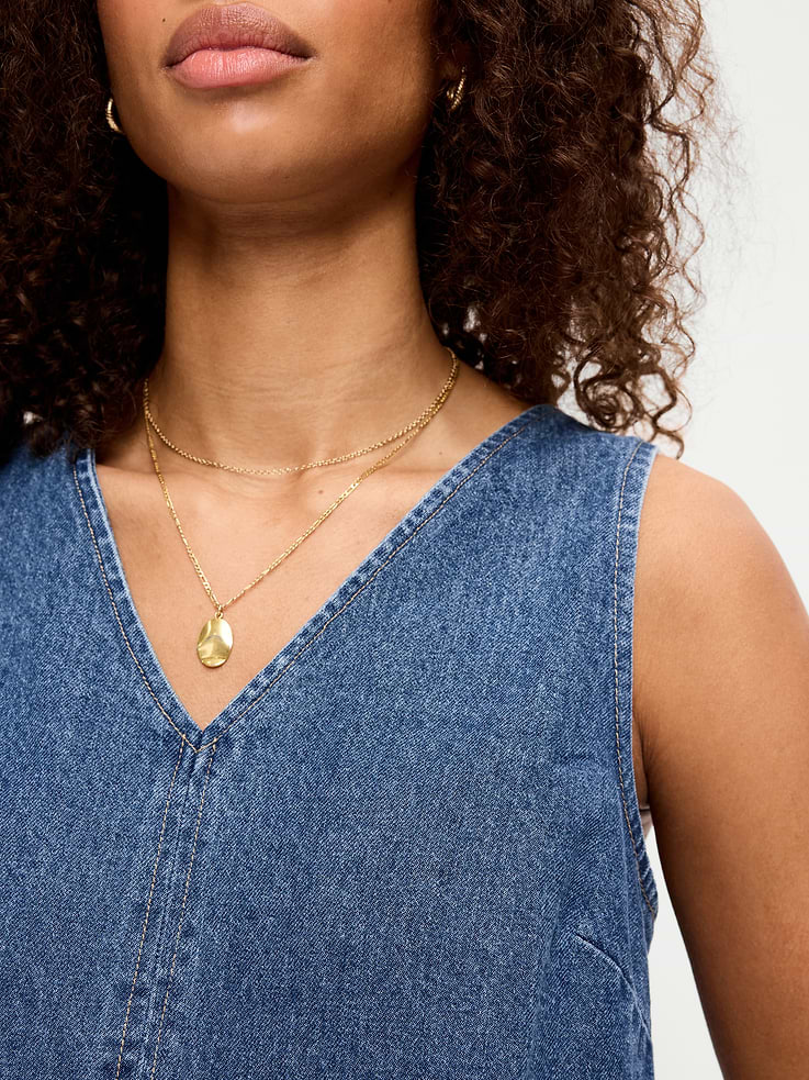 Image number 5 showing, Patch Pocket Denim Mini Dress