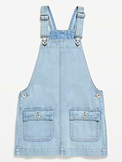 Image number 1 showing, Denim Skirtall Dress for Girls