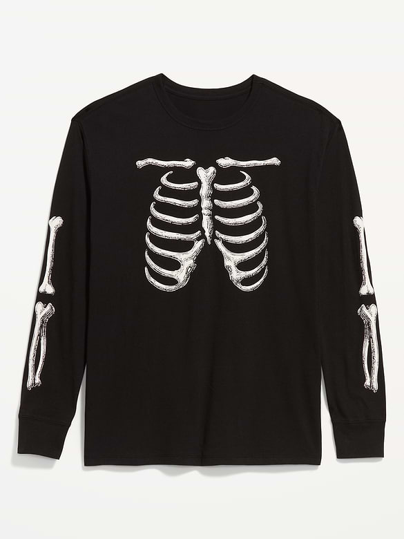 Loose Rotation Long-Sleeve Graphic T-Shirt