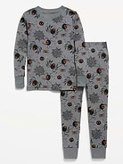 Image number 3 showing, Printed Snug-Fit Graphic Pajama Set for Girls