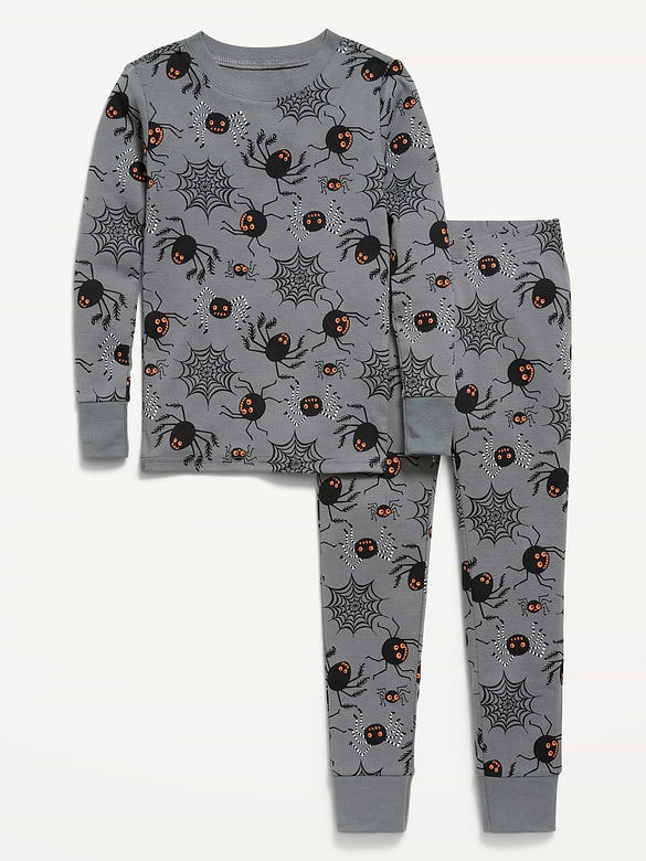 Pyjama ajusté à motif et à imprimé pour fille