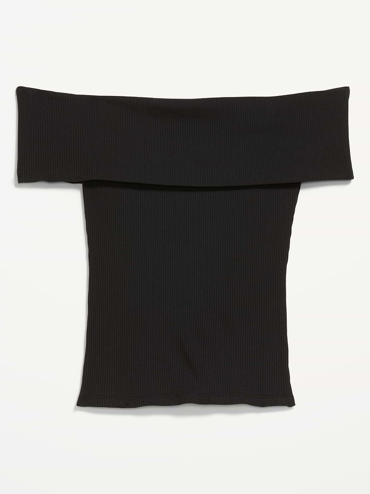 Image number 4 showing, Off-The-Shoulder Fitted Top