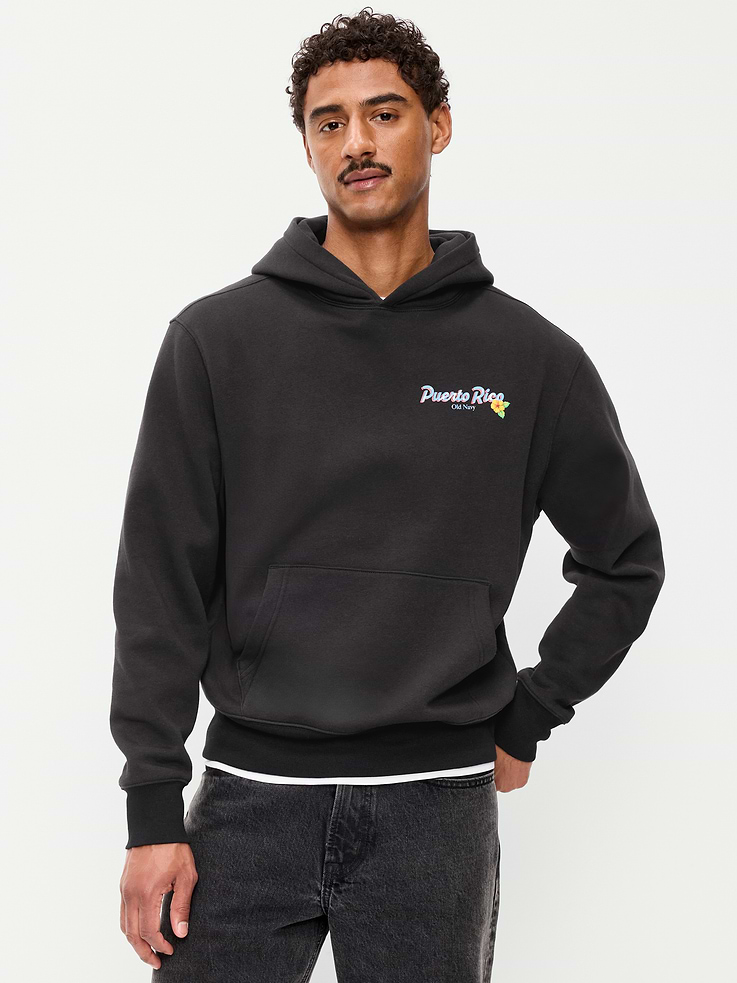 Image number 1 showing, Logo-Graphic Popover Hoodie
