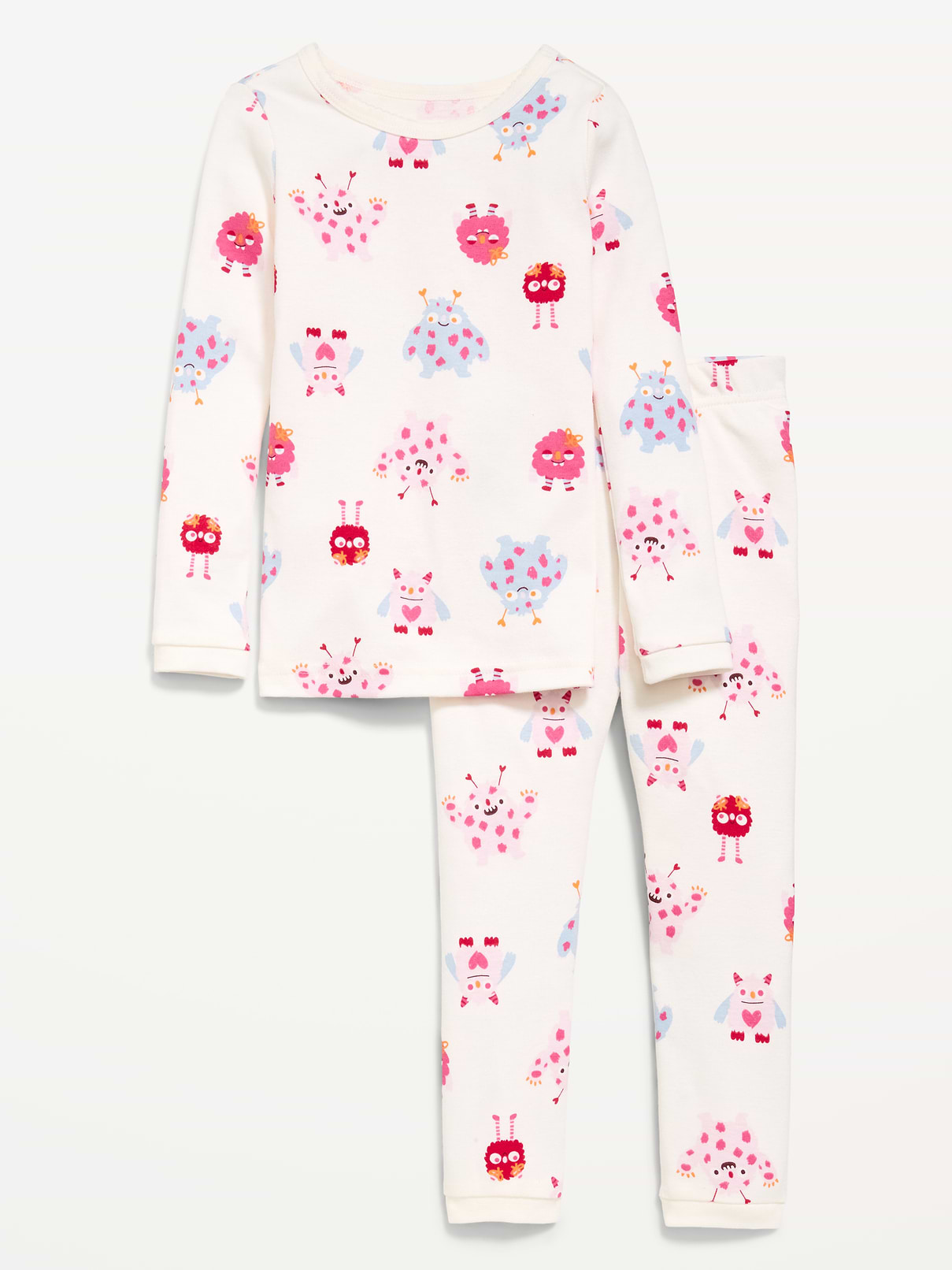 L'image numéro 1 présente Pyjama ajusté à imprimé pour tout-petit et bébé