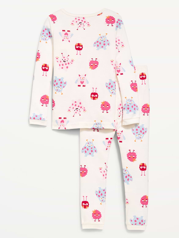Snug-Fit Graphic Pajama Set for Toddler & Baby