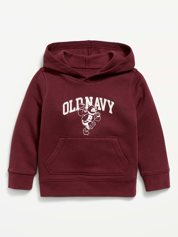 Logo Graphic Pullover Hoodie for Toddler Boys