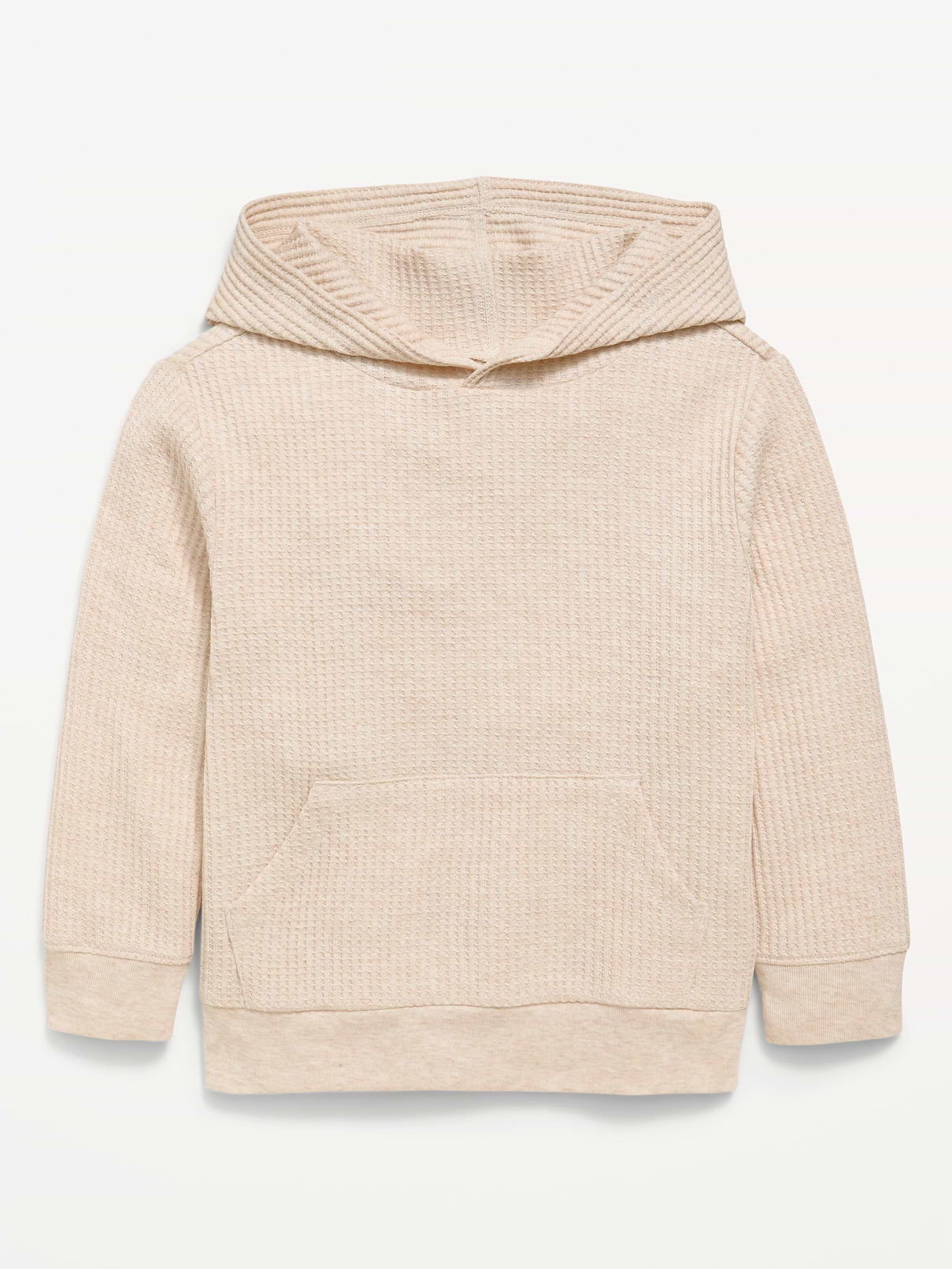Image number 1 showing, Waffle-Knit Pullover Hoodie for Toddler Boys