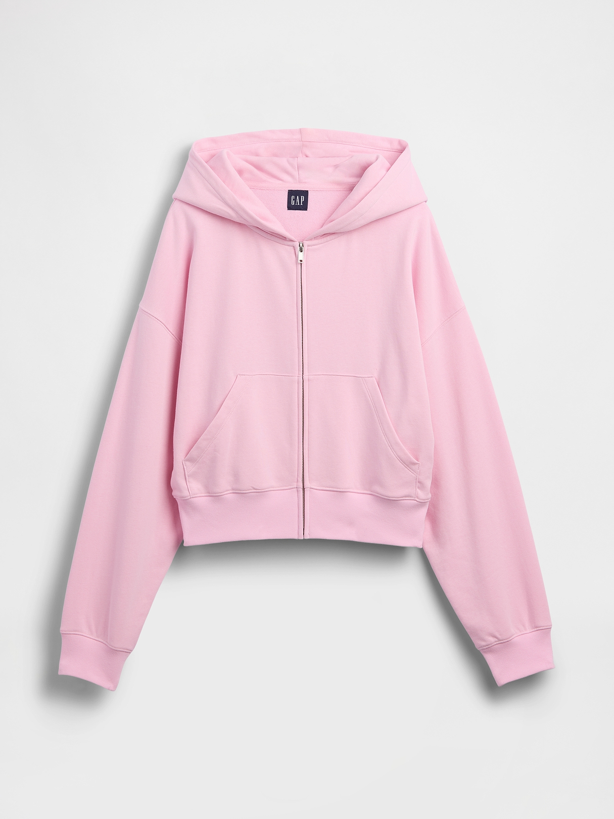 VintageSoft Terry Oversized Wedge Zip Hoodie | Gap