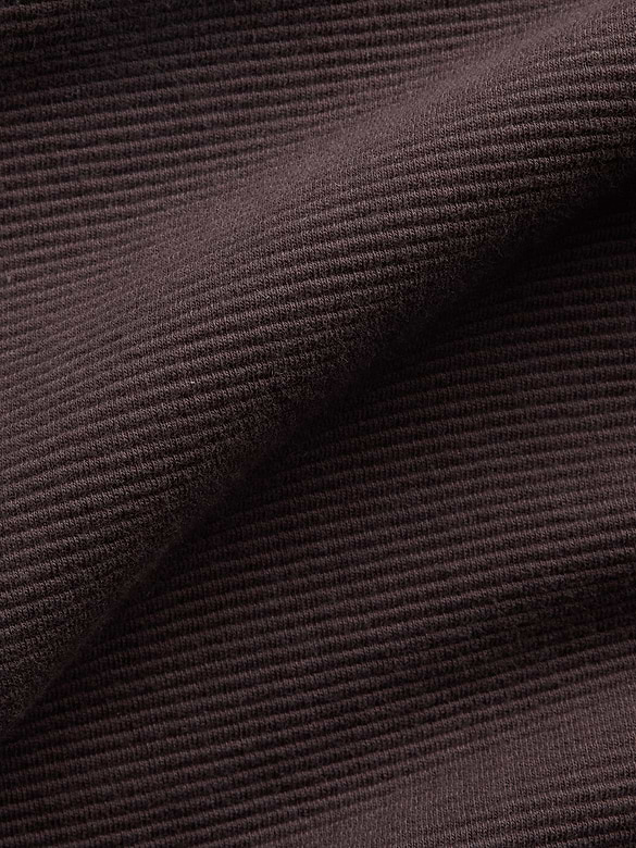 Textured Cotton Oversized Half-Zip Pullover