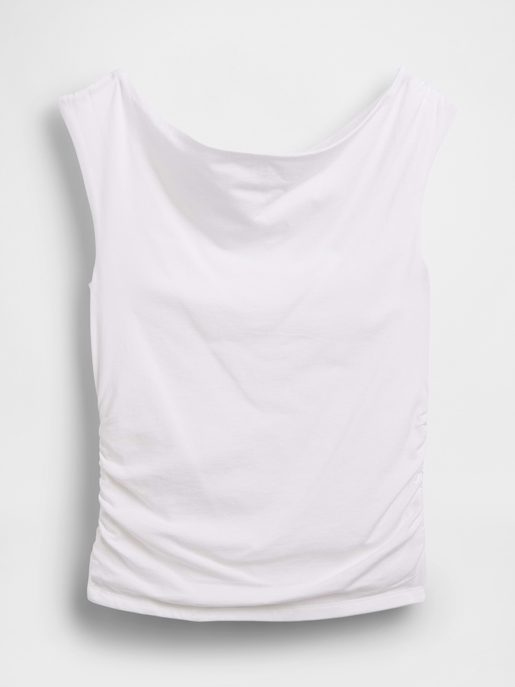 Image number 5 showing, CloseKnit Jersey Ruched Crop Top