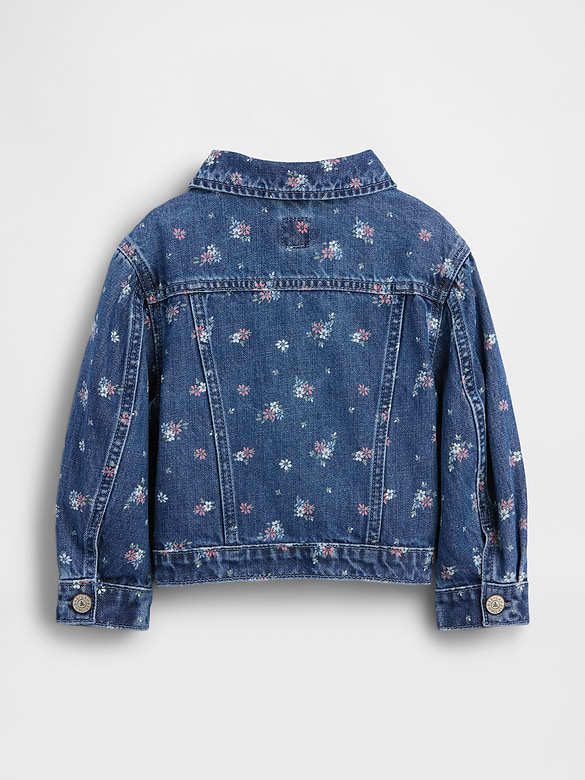 Baby & Toddler Floral Denim Jacket