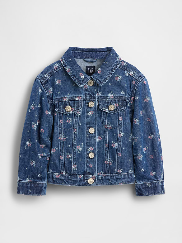 Baby & Toddler Floral Denim Jacket