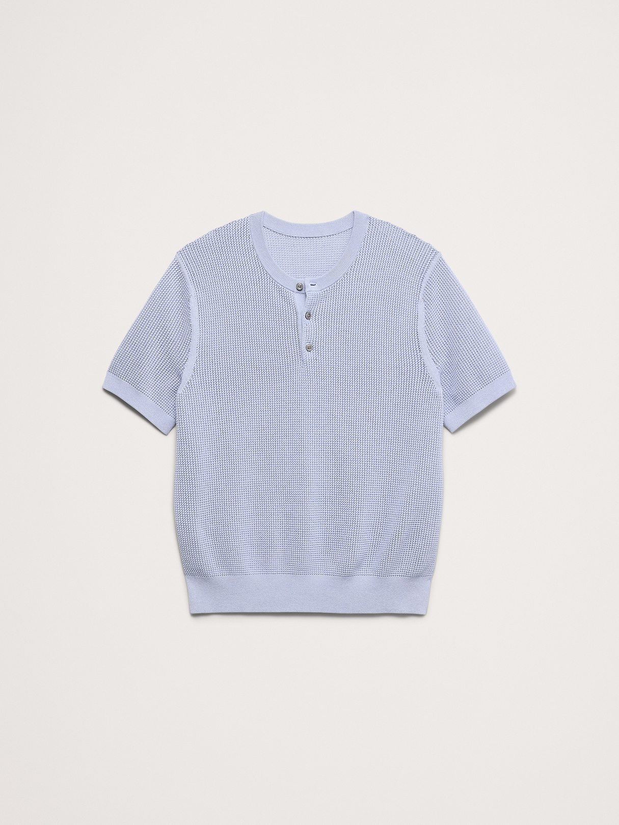 トップス ARGUE COTTON SILK MODEST HENLY T-SHITS Cotton-Silk Henley T-Shirt | Banana Republic
