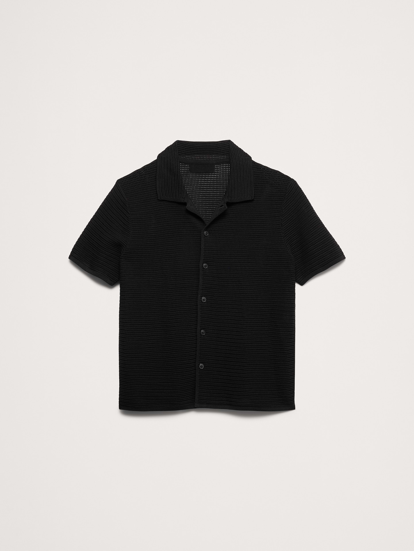 Image number 4 showing, Cotton Mesh Polo Cardigan