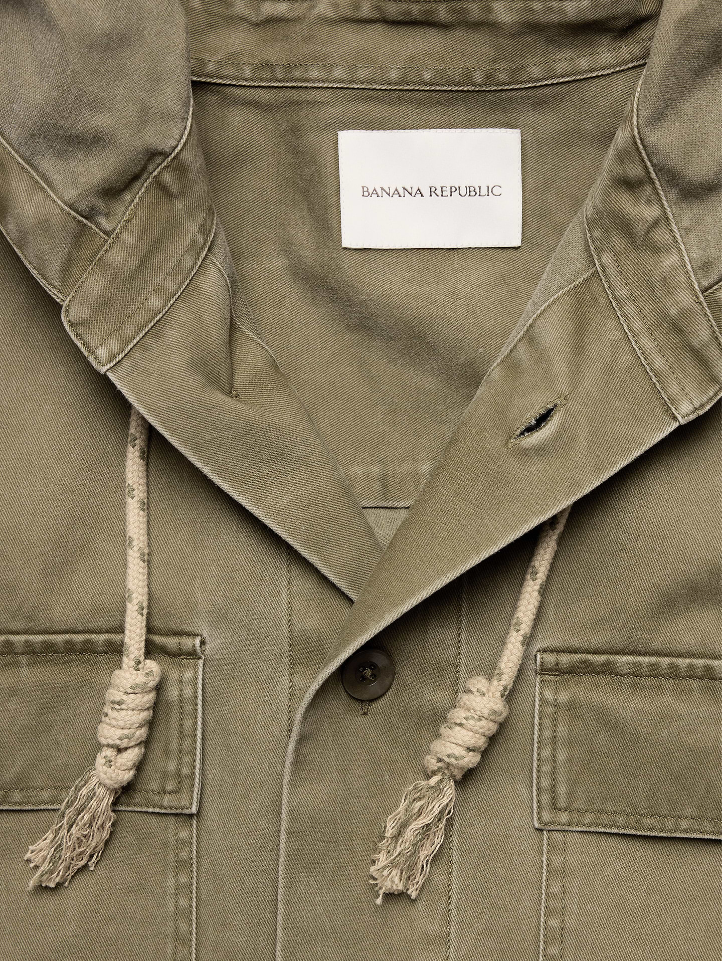 Image number 6 showing, Cotton Twill Hooded Overshirt