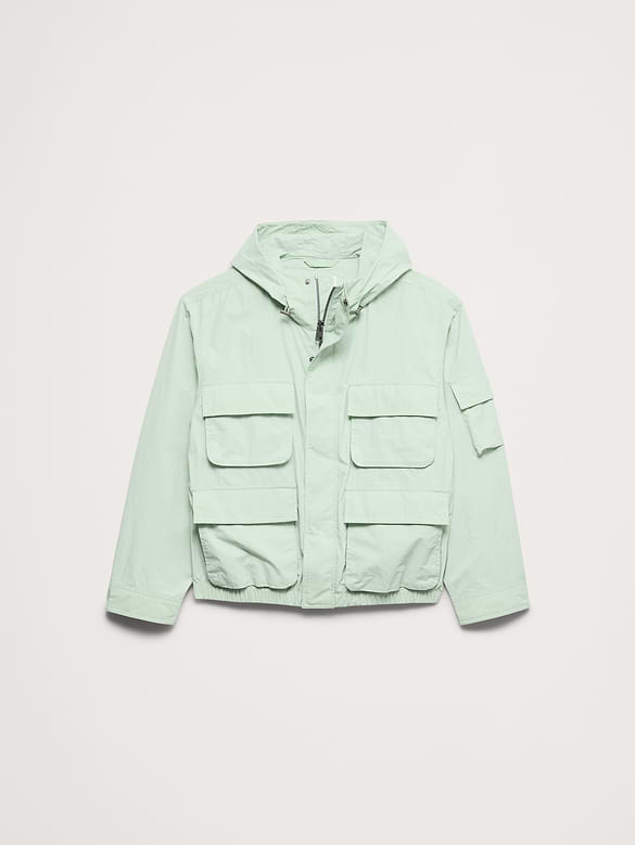 Relaxed Multi-Pocket Flight Jacket