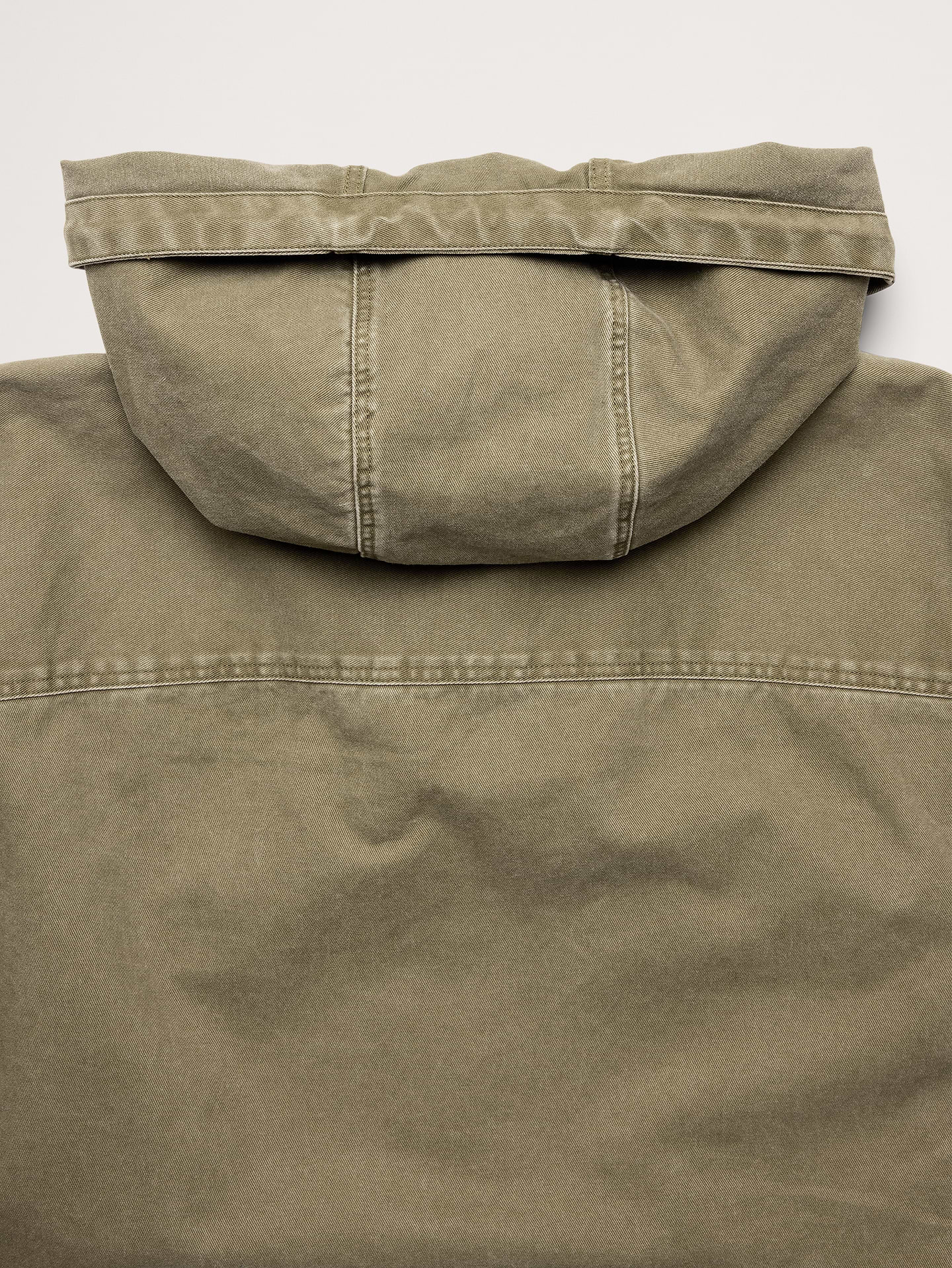 Image number 7 showing, Cotton Twill Hooded Overshirt