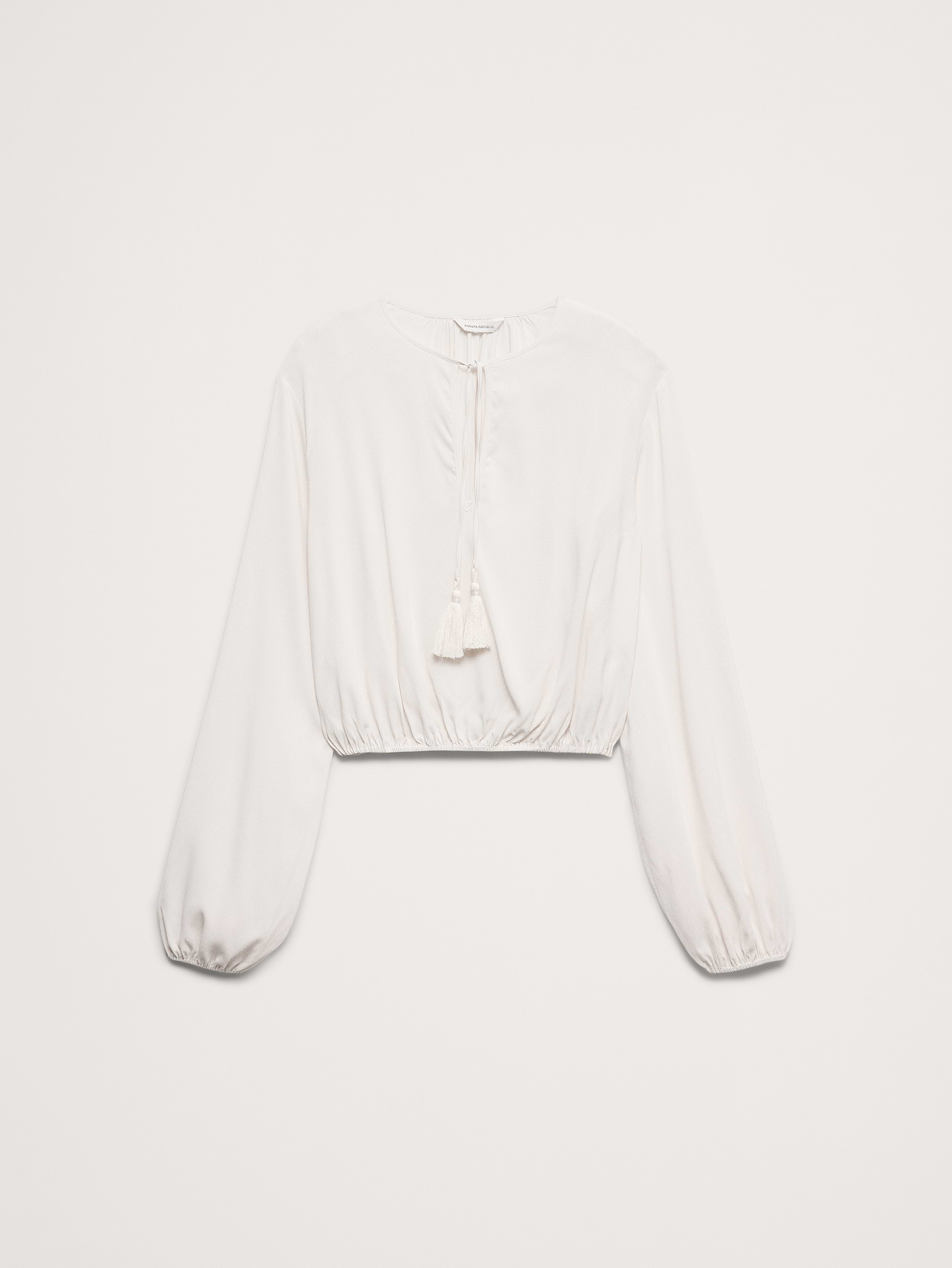 Image number 8 showing, Georgette Tie-Neck Blouse