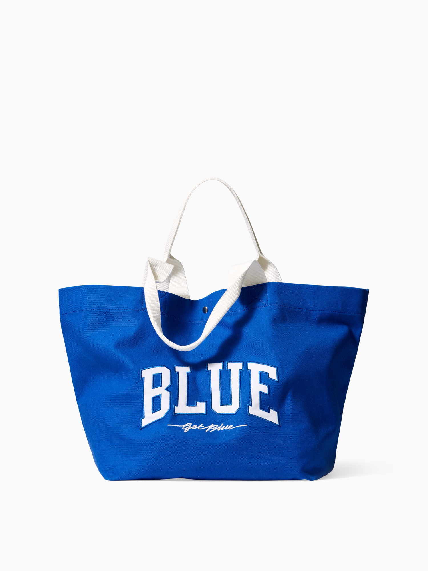 Get Blue Canvas Tote Bag | Gap