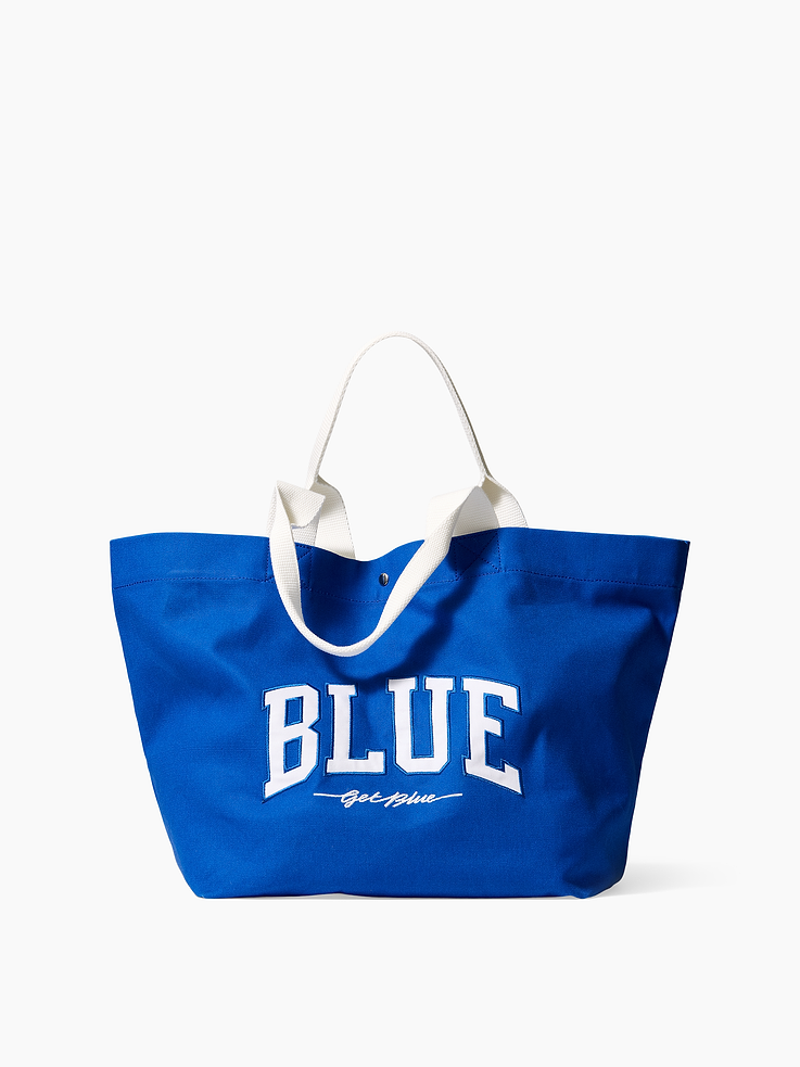 Image number 1 showing, Get Blue Canvas Tote Bag