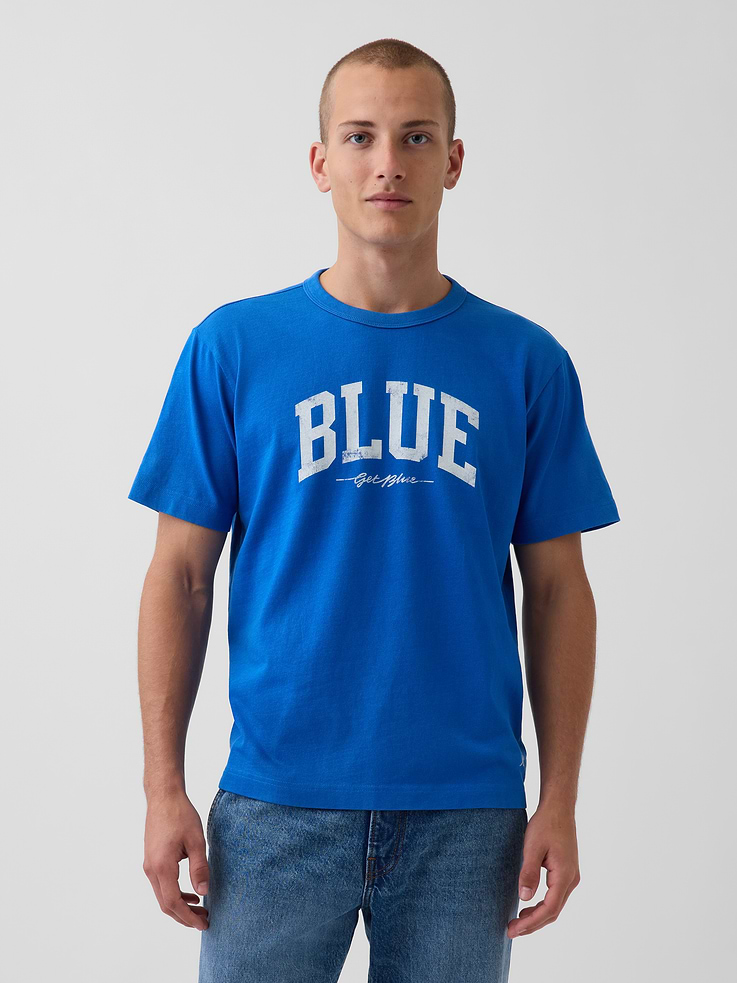 Image number 1 showing, Get Blue Relaxed Logo T-Shirt