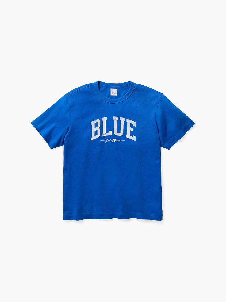Image number 7 showing, Get Blue Relaxed Logo T-Shirt