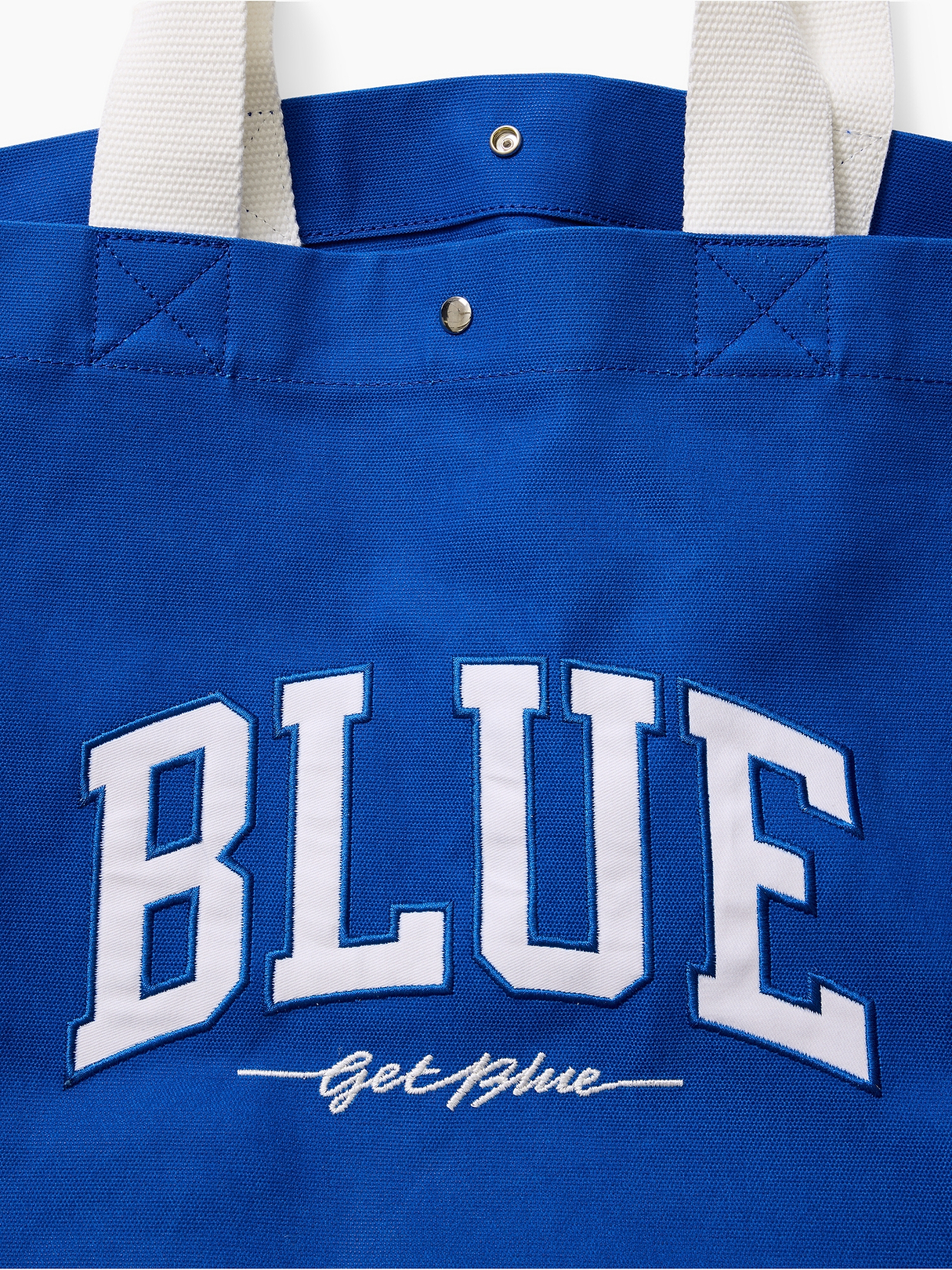 Get Blue Canvas Tote Bag | Gap