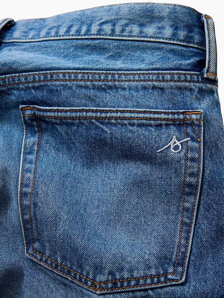 Image number 5 showing, Get Blue Relaxed Straight Trouser Jeans