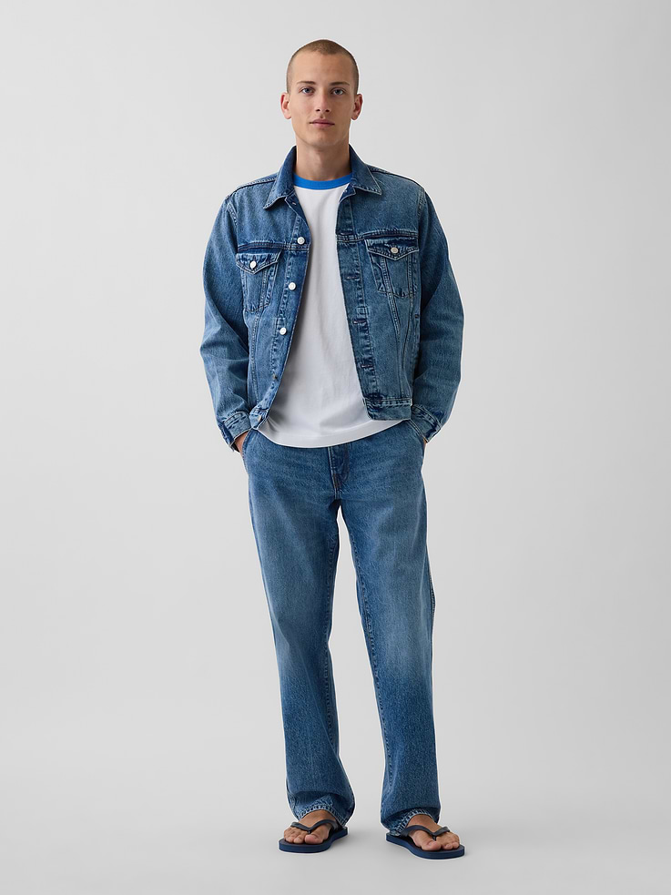Image number 2 showing, Get Blue Relaxed Icon Denim Jacket