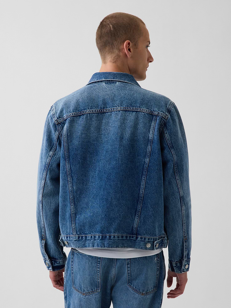Image number 3 showing, Get Blue Relaxed Icon Denim Jacket