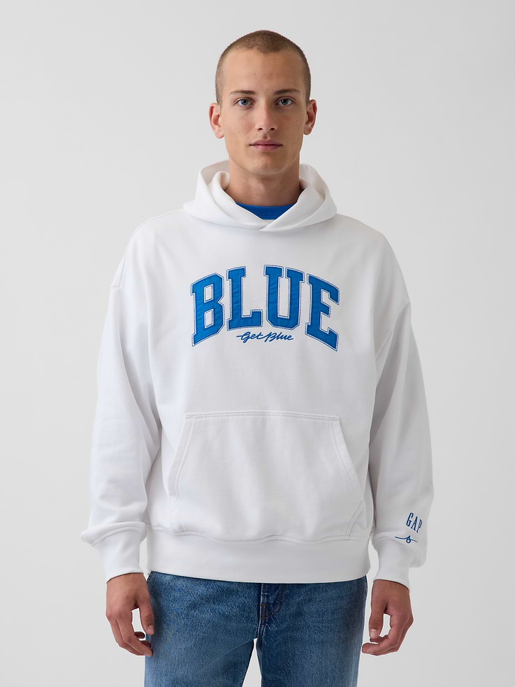 Image number 1 showing, Get Blue Heavyweight French Terry Logo Hoodie
